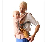 Beco Gemini 2.0 Mochila Portabebés Ergonómica de Recién Nacido a Niño (3,2-16 kg) con Soporte M-Cloud™ - 4 Posiciones, Certificada Salud de Cadera, Ajustable para Todos los Padres - Pink