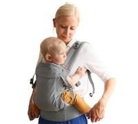 Beco Gemini 2.0 Mochila Portabebés Ergonómica de Recién Nacido a Niño (3,2-16 kg) con Soporte M-Cloud™ - 4 Posiciones, Certificada Salud de Cadera, Ajustable para Todos los Padres - Grey