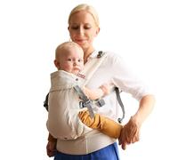 Beco Gemini 2.0 Mochila Portabebés Ergonómica de Recién Nacido a Niño (3,2-16 kg) con Soporte M-Cloud™ - 4 Posiciones, Salud de Cadera, Ajustable para Todos los Padres - Ecru
