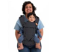 Beco Gemini Mochila Portabebés Ergonómica de 3,2 a 15,8 kg (7-35 lbs) | Posición en M, Asiento Ajustable, 100% Algodón Suave | Mochila de Porteo para Recién Nacidos y Niños Pequeños (Iris)