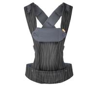 Beco Gemini - Portabebés para recién nacidos a niños pequeños, 100 % algodón, mochila y portabebés frontal con asiento ajustable, soporte ergonómico para bebés de 3 a 16 kg (cebra oscura)
