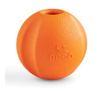 Beco Juguete para Perros, Bola de Goma Natural para Buscar, Juguete para Perros, fácil de Encontrar, Colores Brillantes, Naranja