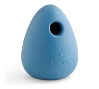 Beco Juguete para Perros - Boredom Buster - Juguete de enriquecimiento para Perros, Bola interactiva, Goma Natural, Color Azul
