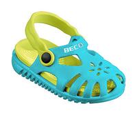 BECO Kinder Sandale, Sandalias de Talón Abierto Unisex niños, Azul (Blau 6), 28 EU