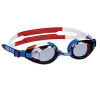 Beco Macao más colores universal de gafas de natación con seguro sujeción mediante dividido Diadema, unisex, color azul/blanco/rojo, tamaño medium