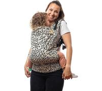 Beco Mochila porteo para niños con asiento extra ancho 100% algodón - Mochila para cargar niños liviana y respirable para usar en espalda o hacia el frente, Soporta niños de 9 a 27 kilos(Jade Leopard)