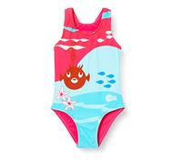 Beco Sealife - Bañador para niña, Niñas, 5496, Azul y Rosa, 128