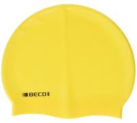 Beco Silikonhaube Gorro de natación, Unisex Adulto, Amarillo, Talla única