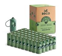 Beco Bolsas fuertes y grandes para excrementos, 720 bolsas (48 rollos de 15), sin perfume, compatibles con dispensador