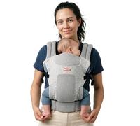Beco Weave Portabebés Ergonómico para Recién Nacidos, Gris (3,2-15,9 kg) | Diseñado para recién nacidos • 2 posiciones de porteo • Tejido transpirable reciclado • Sin reductor