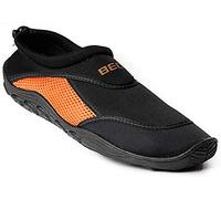 Beco Zapatillas de surf Hombre, Multicolor (Negro/Naranja), 40, 9217-30