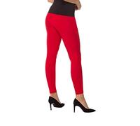 BeComfy Leggings para Mujer Opaco Polainas de Algodón Negro Gris Azul marino Bianco Grafito Azul Rosa Beige Violeta Verde 36,38,40,42,44,46,48,50,52,54,56