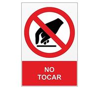 Becral® - Señal PROHIBIDO TOCAR PVC 0,7mm 210X300mm Señal prohibición (ref.RD40034)