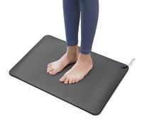 Becsun Alfombrilla de conexión a tierra, para equilibrio, conexión a tierra, energía, dolor, alivio, sueño. Material conductor de alta calidad, cable de 20 pies, 24 x 16, tapete de puesta a tierra