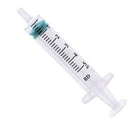 BECTON DICKINSON Jeringas esmeralda sin aguja, punta central luer slip de 5 ml, 23864