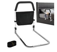 Bed Assist Rail - Adult Bed Rails For Senior, Non-Slip Foldable Safety Assistance Support with Storage Bag, Seniors Beds Handle Bedside Assist | For Fall Prevention Mobility Rehabilitation Handicap
