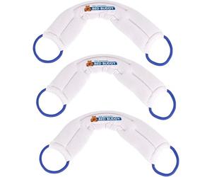 Bed Buddy - Paquete de 3, color blanco