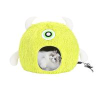 Bed Cat Heated Bed, Warming Cat Bed with ajustable Temperature and Timer, USB Plug-in Pet Nest, Small Pets Up to 7,5 kg, ideal para invierno, uso interior, salón, dormir, Napping