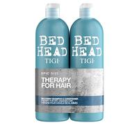 Bed Head by TIGI Recovery Set Champú y Acondicionador, 2x 750ml | Hidratación profunda para cabello seco y dañado por el calor, tratamiento antiencrespamiento con protección del color