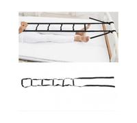 Bed Ladder Assist with Hard Handle ,sit Up Helper with Adjustable Length-pull Up Rope Ladder (5 Handle) yy