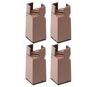 Bed Lifts Risers, Heavy Duty Furniture Raiser Blocks, 4-Pack Bed Riser Set for Table Legs, Interactive Chair Supports, Responsive Desk Height Extension, Couch Lifter to Underbed Storage 3.94 pulgadas