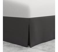 Bed Maker's Never Lift Your Mattress - Falda de Cama Envolvente de Microfibra, Estilo a Medida, Longitud clásica de caída de 14 Pulgadas, King, Gris