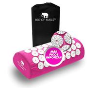 Bed of Nails Original Acupresión Almohada, 2,142 Puntas Acupuntura Masaje Almohada Para Cuello Y Hombro Dolor, Estrés Y Espalda Dolor Alivio, Transporte Bolsa, 38 x 15 x 10, Rosa