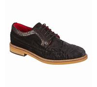 Bed Of Roses Jackson, Zapatos Tipo Ballet Hombre, Terciopelo Negro, 44 EU