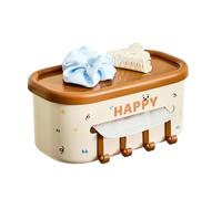 Bed Pockets Bedside Storage - Modern Tissue Box with Hooks, Dorm Storage Loft Bed Accessories | Organized Storge for Bedroom Apartment Hospital Crib Rails Bottle Glasses Phone Remote Control Book HOL