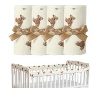 Bed Rail Covers 4-Piece Anti-Collision Kids Teething Guard Bed Rail Covers
