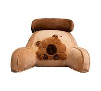 Bed Reading Pillow - Ergonomic Cute Lounge Pillow, Capybara Design Lounge Cushions | Backrest Cushion with Arms For Adult Lumber Neck Back Support Couch Sleeping Sitting Up Watching TV Resting Floor