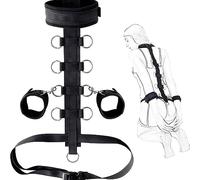 Bed Restraints Sex Adult,BDSM Sex Handcuffs Bed Restraints Straps for Couples, Bed Sex Romance Straps for Couple,Sexy Toys Set con muñecas ajustables Tobillos Puños Suéter R7