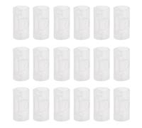 Bed Sheet Grippers Sheet Fasteners Clips Adjustable Sturdy ABS Prevent Slipping Keep Sheets Snug for Mattresses with Raised Edges 18 Pieces (Transparent)