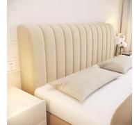 Bed Slip Cover Short Solid Color Plush Stretch Dustproof For Bedroom Decor