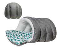 Bed with Cover Insulated Hooded Pet Sleeping Nest cave bed uses a warm
