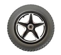 BEdaw Accesorio para Silla de Ruedas Eléctrica, Rueda Trasera Sólida No Inflable Impulsada por Motor de 12 Pulgadas con Chavetero Engrosado