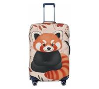 Bedbliss Funda elástica para equipaje de viaje, para hombres y mujeres, Cute Red Panda 10, S(for 18-21 inch luggage)
