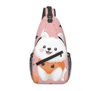 Bedbliss Mochila cruzada para el hombro, bolsa de pecho, gimnasio, viajes, senderismo, mochila casual, Halloween Dog 3, Talla única