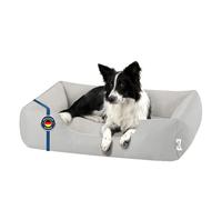 BedDog Cama Perro L - Cama para Perros - Camas Perros Mediano - Colchoneta Perro - Colchon Perro Grande en Terciopelo de Microfibra y Cordura