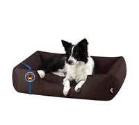 BedDog Cama Perro L - Cama para Perros - Camas Perros Mediano - Colchoneta Perro - Colchon Perro Grande en Terciopelo de Microfibra y Cordura