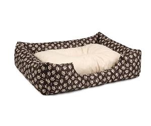 BedDog colchón para Perro Mimi S hasta XXXL, 26 Colores, Cama, sofá, Cesta para Perro, M marrón/Beige