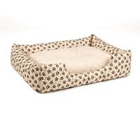BedDog colchón para Perro Mimi S hasta XXXL, 26 Colores, Cama, sofá, Cesta para Perro, S Beige