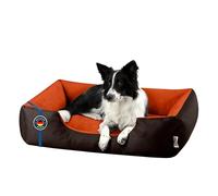 BedDog LUPI colchón para Perro S hasta XXXL, 24 Colores, Cama para Perro, sofá para Perro, Cesta para Perro, XL marrón/Naranja