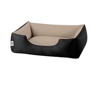 BedDog® LUPI colchón para Perro S hasta XXXL, 24 Colores, Cama para Perro, sofá para Perro, Cesta para Perro, M Negro/Beige