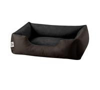 BedDog LUPI colchón para Perro S hasta XXXL, 24 Colores, Cama para Perro, sofá para Perro, Cesta para Perro, S marrón/Negro