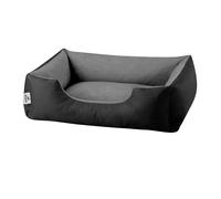 BedDog LUPI colchón para Perro S hasta XXXL, 24 Colores, Cama para Perro, sofá para Perro, Cesta para Perro, S Negro/Gris