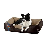 BedDog LUPI colchón para Perro S hasta XXXL, 24 Colores, Cama para Perro, sofá para Perro, Cesta para Perro, L marrón/Beige