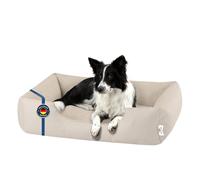 BedDog Zara Cama para Perros Mediano L, Colchón, Colchoneta Cómoda, Terciopelo de Microfibra y Cordura, Resistente y Suave, Lavable