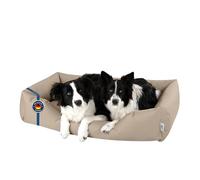 BedDog Zara Cama para Perros Mediano XXL, Colchón, Colchoneta Cómoda, Terciopelo de Microfibra y Cordura, Resistente y Suave, Lavable