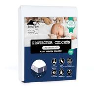 Beddy-Bye - Protector de colchón 60x120 cm Impermeable y Transpirable (Juego de 2) - Funda con 4 Esquinas Elásticas Eco-Responsable Certificado Oeko-Tex®